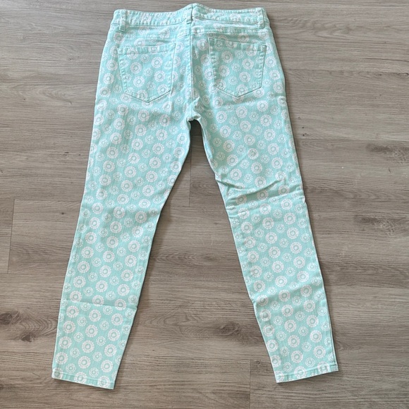 Vineyard Vines Turquoise and White Patterned Skinny Jeans - Picture 4 of 4